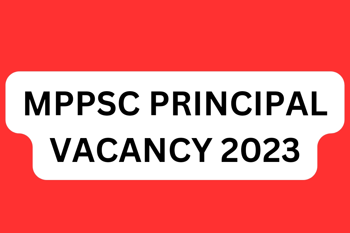 MPPSC Principal vacancy