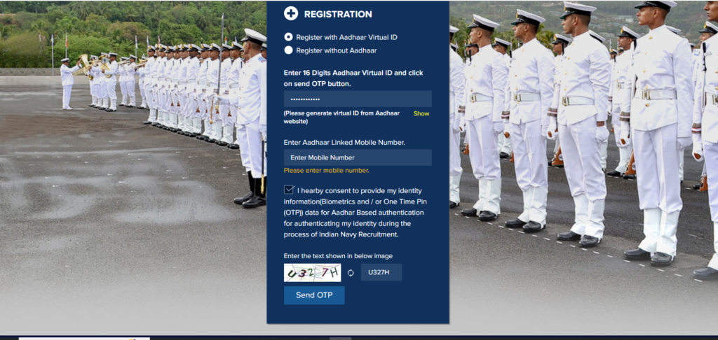 Navy SSC Officers ragistratio n